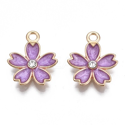 Alloy Enamel Pendants ENAM-N054-57-RS-1
