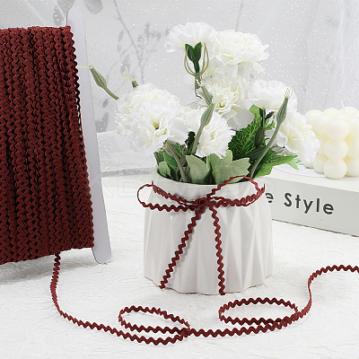 40M Polyester Wavy Fringe Trim Ribbon OCOR-GF0004-39H-1