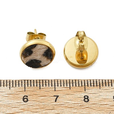 304 Stainless Steel Stud Earrings for Women EJEW-K268-14G-1