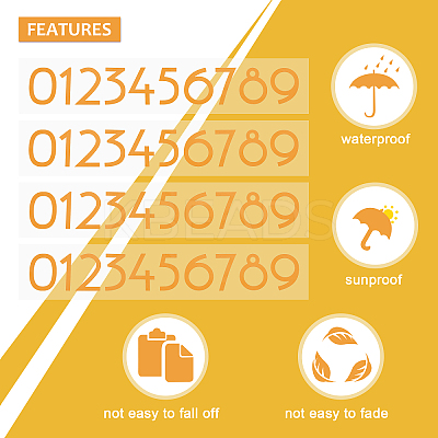 Waterproof Self Adhesive Craft Stickers DIY-GF0002-59C-03-1