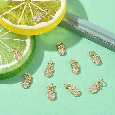 SHEGRACE Brass Micro Pave Cubic Zirconia Pendants XGRQ3D915-478G-1