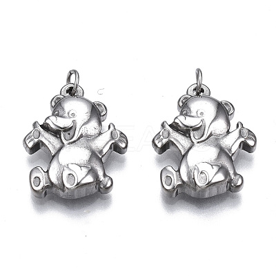Non-Tarnish 304 Stainless Steel Pendants STAS-S116-410P-1