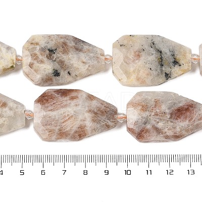 Natural Sunstone Beads Strands G-P548-B13-01-1