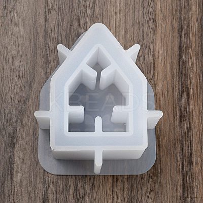 House DIY Pixel Heart Quicksand Silicone Molds AJEW-U013-01A-1