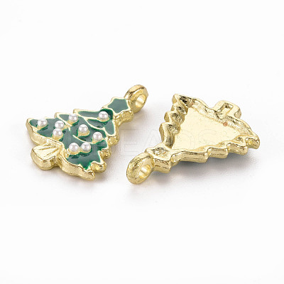 Rack Plating Alloy Enamel Pendants PALLOY-Q433-024-RS-1
