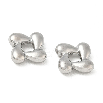 Brass European Beads KK-CBAFC6C-04P-1