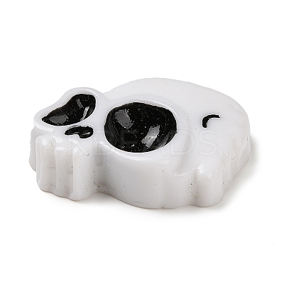 Skull Halloween Opaque Resin Decoden Cabochons LS-RESI-R446-01K-1