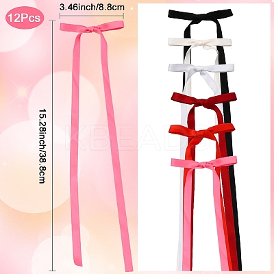 12Pcs 6 Colors Platinum Iron Alligator Hair Clips for Girls PHAR-SP0001-13-1
