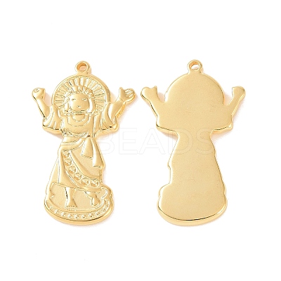 Ion Plating(IP) 304 Stainless Steel Pendants STAS-F293-03G-1