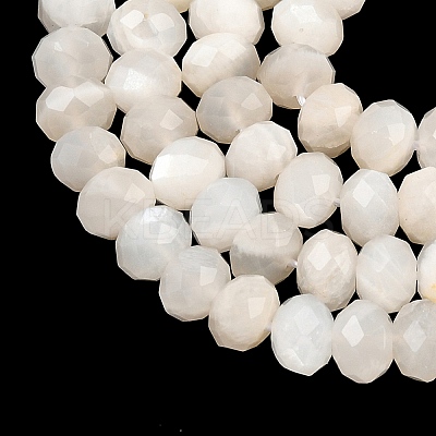 Natural White Moonstone Beads Strands G-C259-A42-5x8mm-1