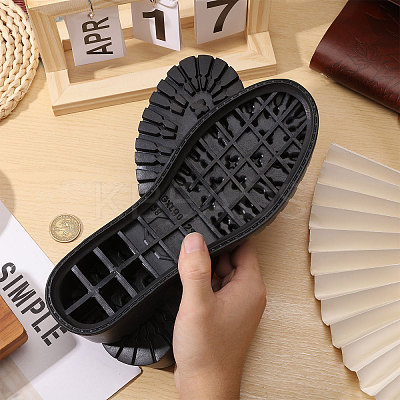 Anti Skid Synthetic Rubber Shoes Bottom Heel Sole FIND-WH0816-098B-1