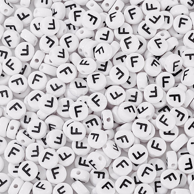 500Pcs Acrylic Beads SACR-TA0001-55F-1