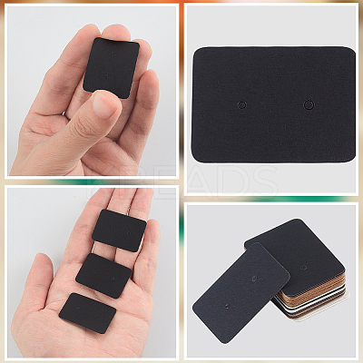 300Pcs 3 Colors Paper Jewelry Earring Display Cards CDIS-SP0001-07-1