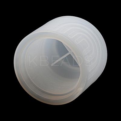 Bohemian Style Arch Pattern Column Shape DIY Candle Cup Silicone Molds DIY-K073-05-1