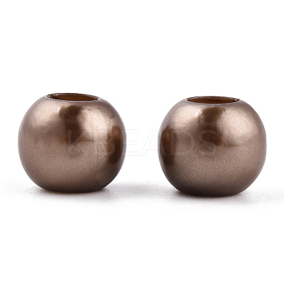 ABS Plastic Imitation Pearl European Beads X-MACR-R530-12mm-A46-1