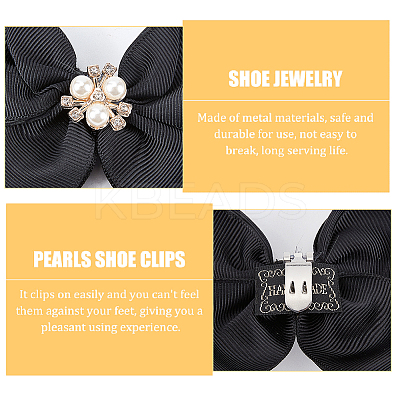 Polyester Bowknot Shoe Decorations FIND-WH0002-18A-1