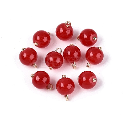 Alloy Glass Pendants GLAA-P080-03G-07-1