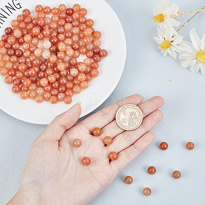 Natural Red Aventurine Beads G-OC0001-26-1