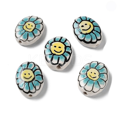 Handmade Porcelain Beads PORC-G011-04E-1