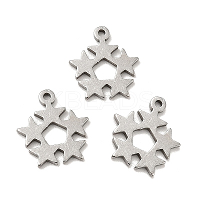 Non-Tarnish 201 Stainless Steel Pendants STAS-A066-10P-1