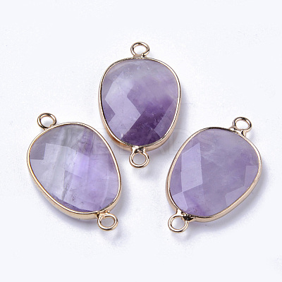 Natural & Synthetic Gemstone Links Connectors G-R472-01-1