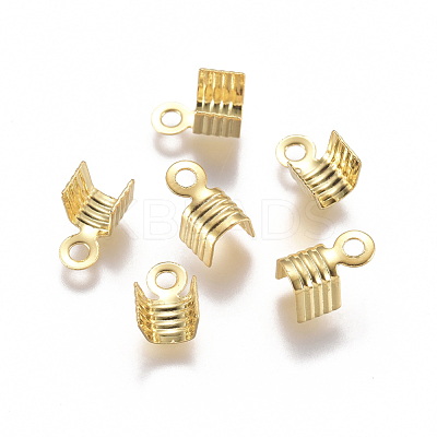 304 Stainless Steel Folding Crimp Ends STAS-L234-157G-1