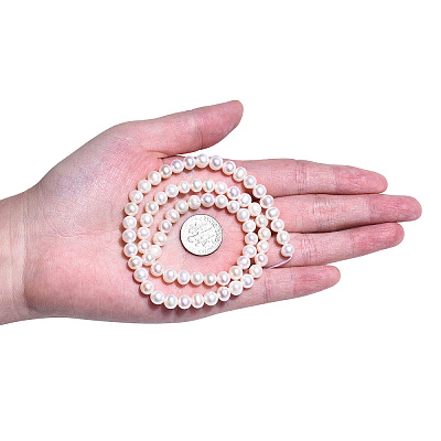 Natural Cultured Freshwater Pearl Beads Strands PEAR-N013-05E-1