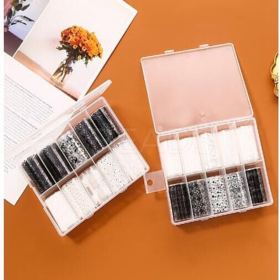 10Rolls 2 Colors Nail Art Transfer Stickers MRMJ-R091-14-1