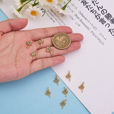 10Pcs Rack Plating Brass Micro Pave Cubic Zirconia Charms ZIRC-SZ0003-83-1