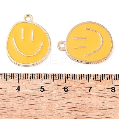 Alloy Enamel Pendants PALLOY-S192-03G-05-1