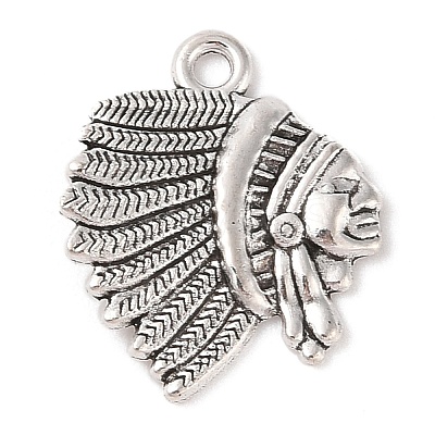 Tibetan Style Alloy Pendants FIND-C060-038AS-1