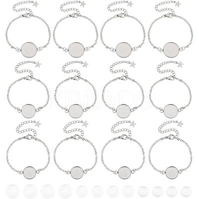 DIY 304 Stainless Steel Rolo Chain Lariat Necklace Making DIY-UN0001-93-1