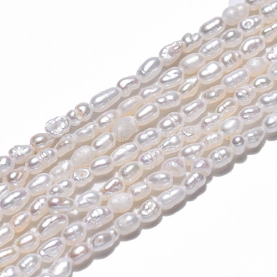 Natural Cultured Freshwater Pearl Beads Strands PEAR-N012-02H-1