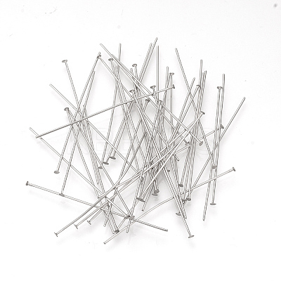 Tarnish Resistant 304 Stainless Steel Flat Head Pins LS-STAS-Q218-01A-1