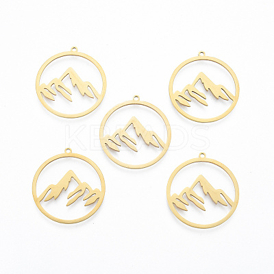 Ion Plating(IP) 304 Stainless Steel Pendants A-STAS-N090-LA911-2-1