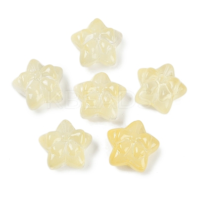 Transparent Spray Paint Glass Beads X1-GLAA-H035-02D-1