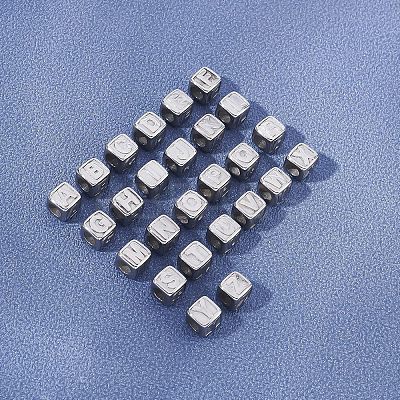 26Pcs 26 Styles 316 Surgical Stainless Steel European Beads STAS-UN0020-78P-1