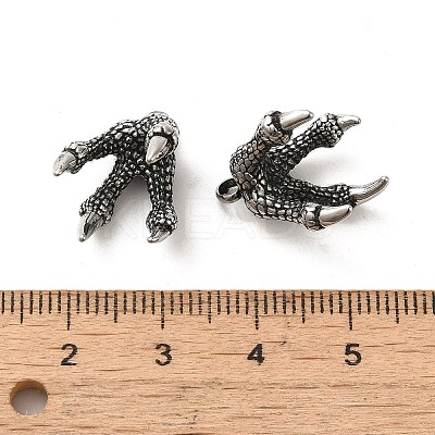 Retro 304 Stainless Steel Pendants STAS-L025-002AS-1