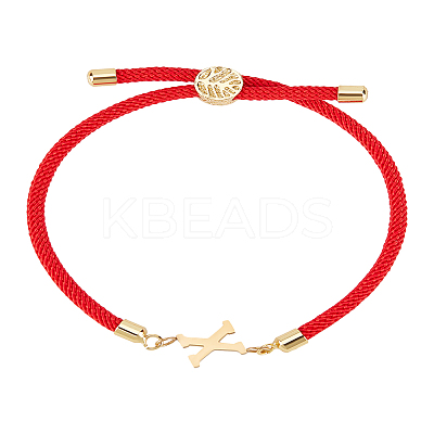 1Pc Adjustable Nylon Cord Slider Bracelets for Women BJEW-LP0001-32X-02-1