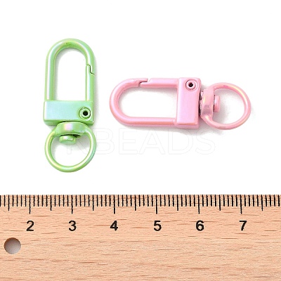 Spray Painted Alloy Swivel Clasps PALLOY-H131-11-1