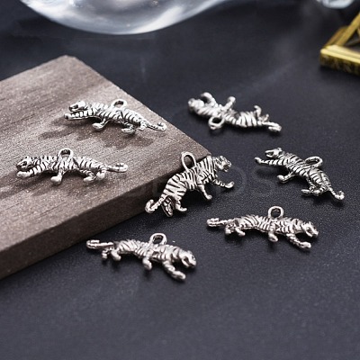 Tibetan Style Alloy Pendants TIBEP-T002-09TAS-NR-1