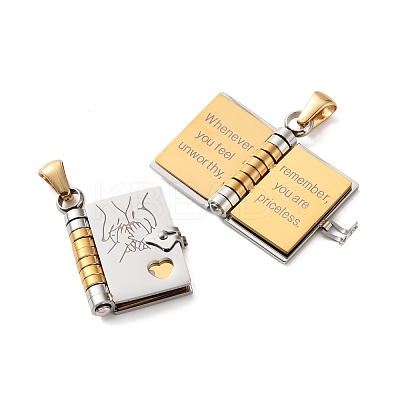 304 Stainless Steel Pendants SA-CBA694E-01GP-03-1