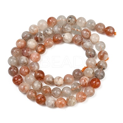 Natural Arusha Sunstone Beads Strands G-P488-04A-1