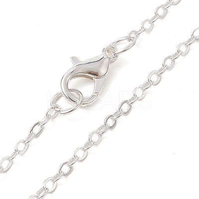 Brass Cable Chain Necklaces NJEW-JN04511-08-1