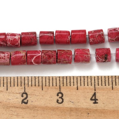 Natural Imperial Jasper Beads Strands G-P460-06H-1