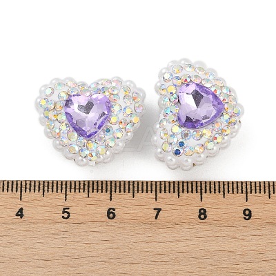 Polymer Clay Glass Rhinestone Beads CLAY-NH0001-13D-1