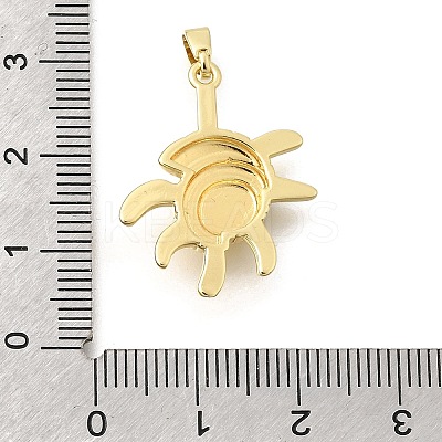 Brass Pendants KK-B187-02F-06G-1