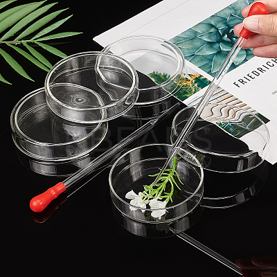 Flat Round Glass Biochemical Petri Dish GLAA-OC0001-14B-1