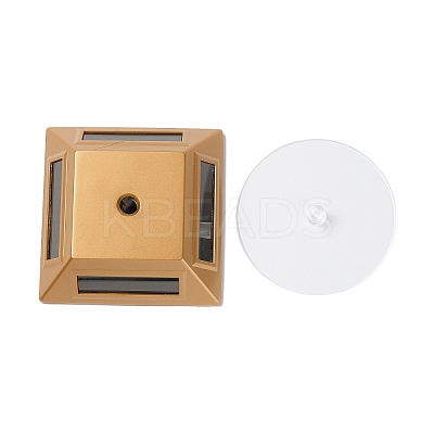 ABS Plastic 360 Degree Rotating Solar Power Battery Turntable Jewelry Display Stand ODIS-C010-01B-1