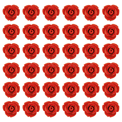 50Pcs Cinnabar Beads CARL-BT0001-01-1